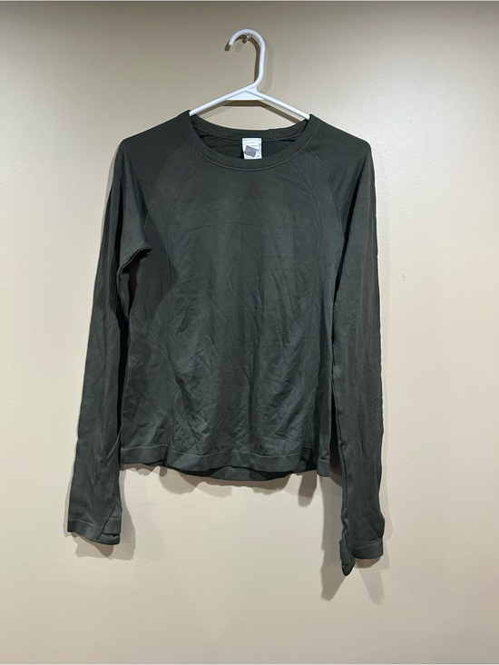 Old Navy Tops - Old Navy Women's Long-Sleeve Crewneck Tee - Olive Green